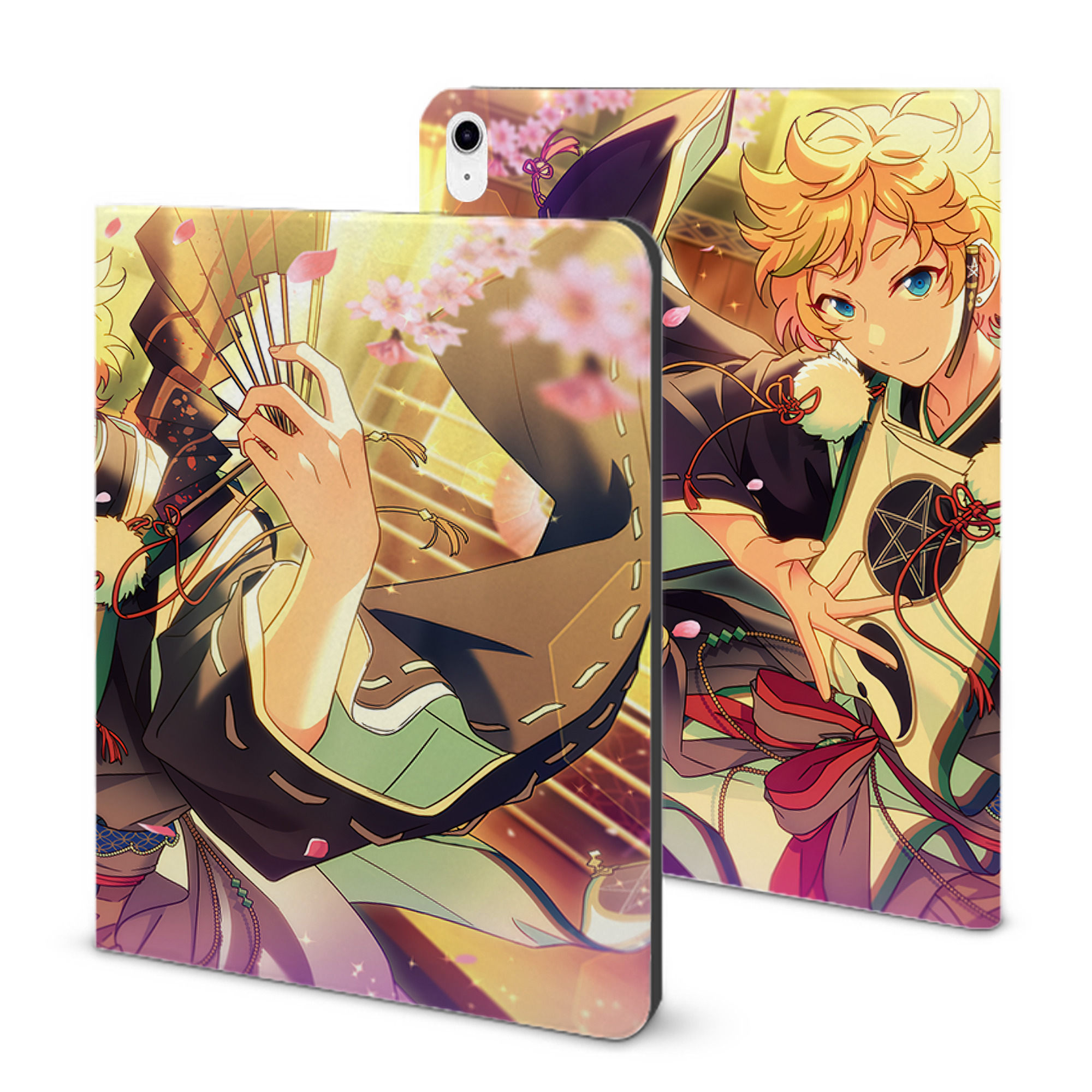 （画像用） あんさんぶるスターズ! Ensemble Stars IPad ケース ブック型 PUレザー TPU 耐衝撃 軽量 薄型 ペン収納なし 全面保護 IPad 各モデル対応